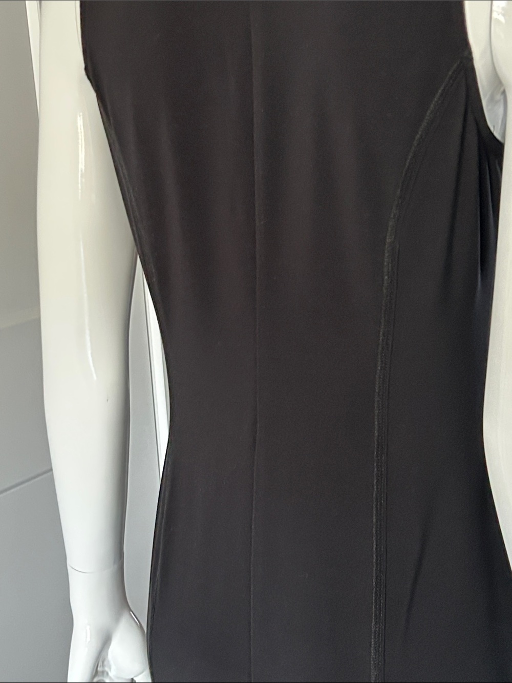 Tristan & Iseut Black High-Fashion Zip-Front Dress | S–M - Picture 10 of 15
